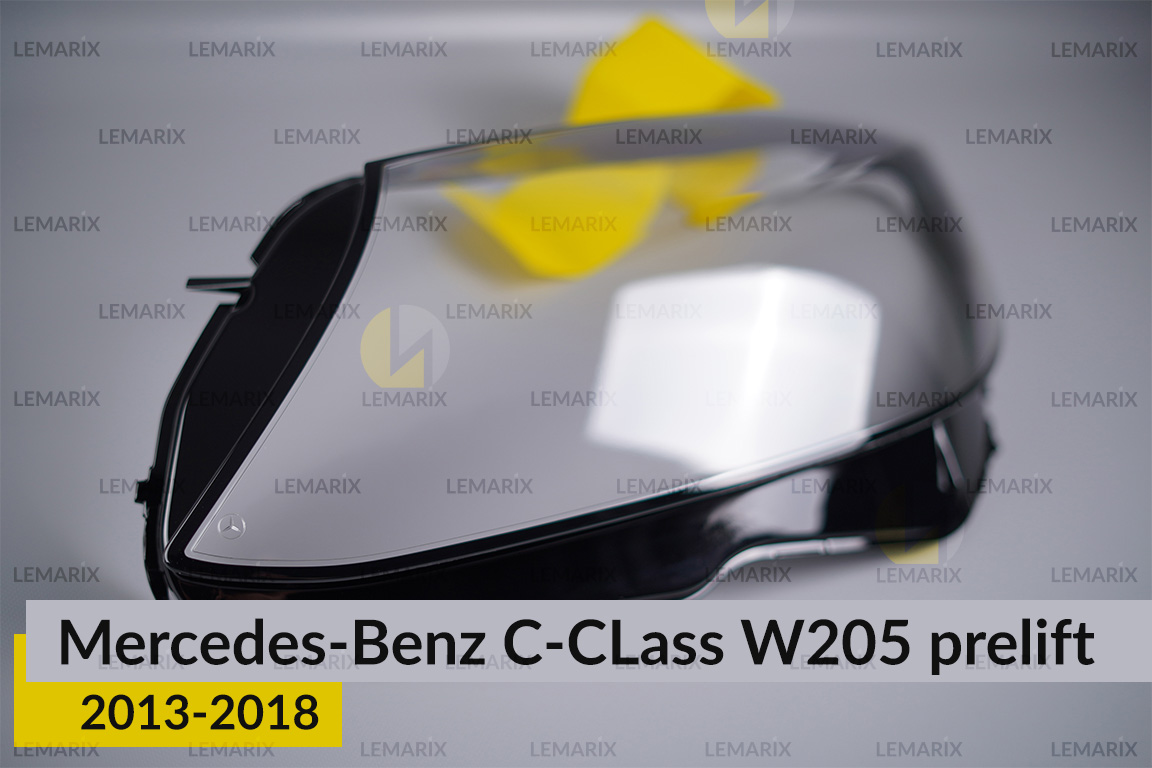 Скло фари Mercedes-Benz C-Class W205 (2013-2018) дорест ліве