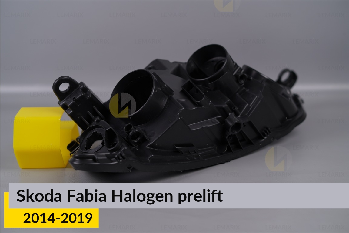 Корпус фари Skoda Fabia Halogen (2014-2019) дорест правий