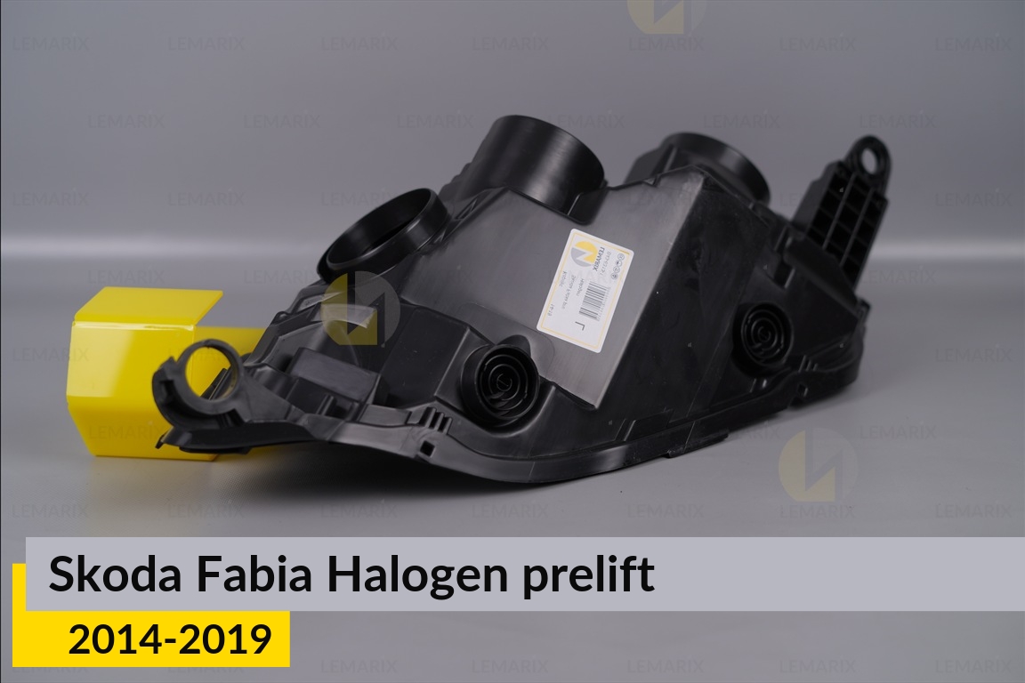 Корпус фари Skoda Fabia Halogen (2014-2019) дорест правий