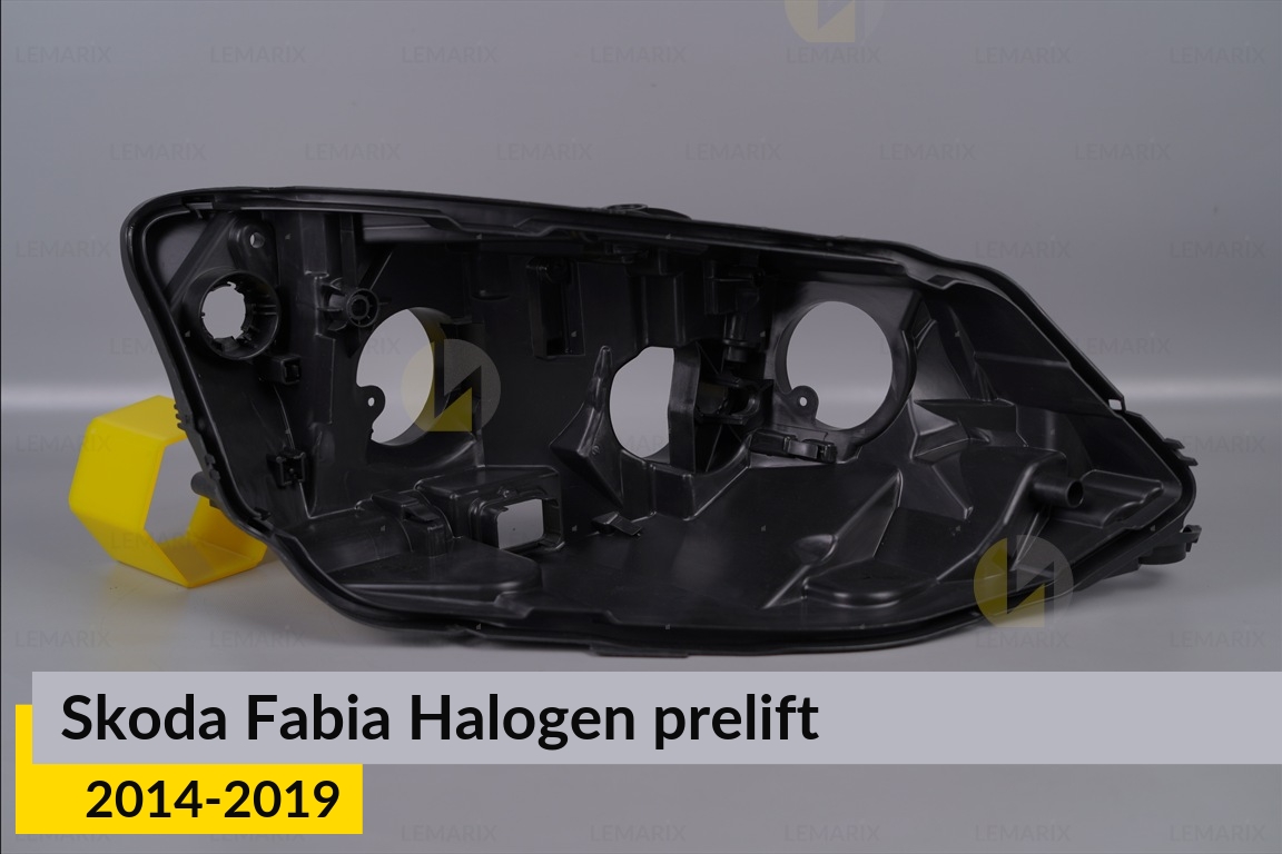 Корпус фари Skoda Fabia Halogen (2014-2019) дорест правий