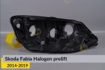 Корпус фари Skoda Fabia Halogen (2014-2019) дорест правий