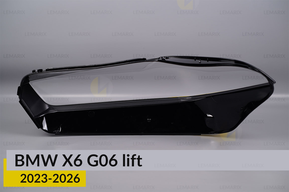 Скло фари BMW X6 G06 (2023-2026) рест праве