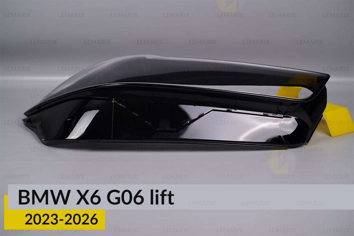 Скло фари BMW X6 G06 (2023-2026) рест праве