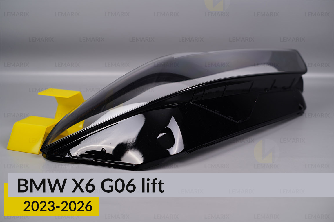 Скло фари BMW X6 G06 (2023-2026) рест праве
