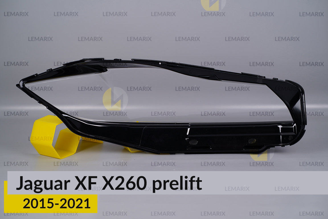 Скло фари Jaguar XF X260 (2015-2021) дорест ліве