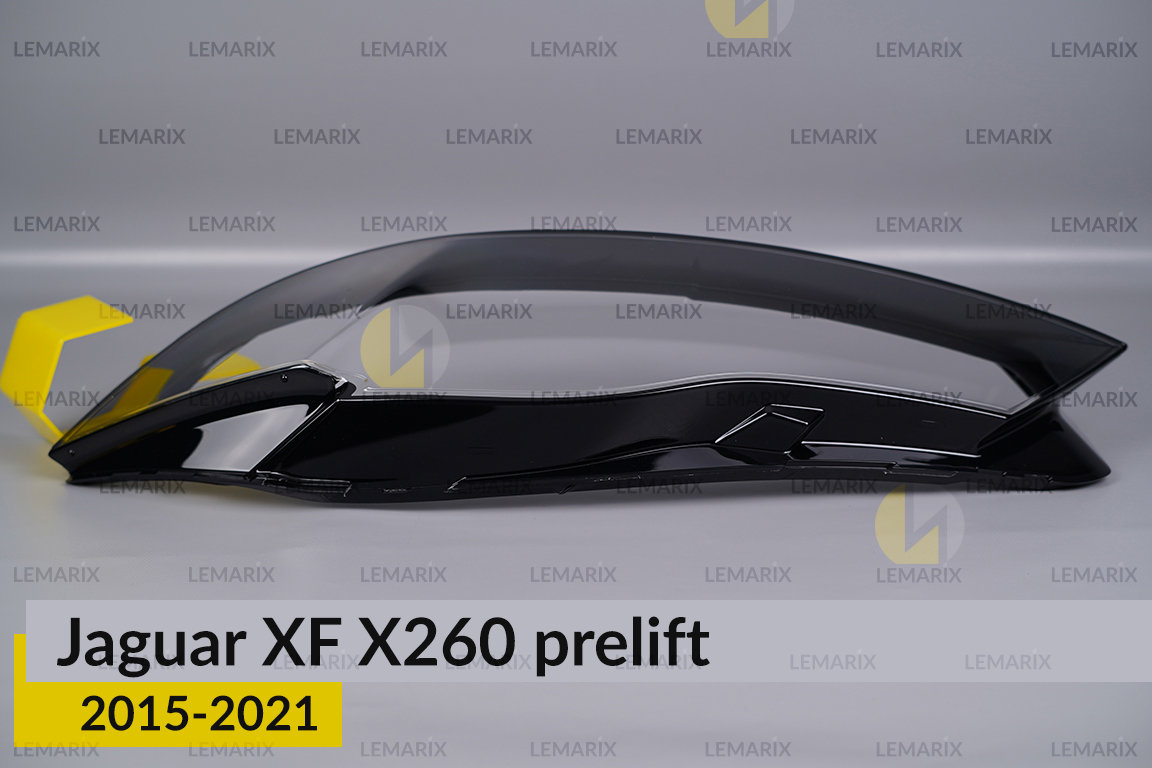 Скло фари Jaguar XF X260 (2015-2021) дорест ліве