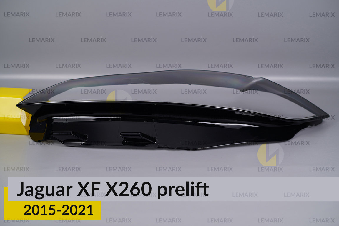 Скло фари Jaguar XF X260 (2015-2021) дорест ліве