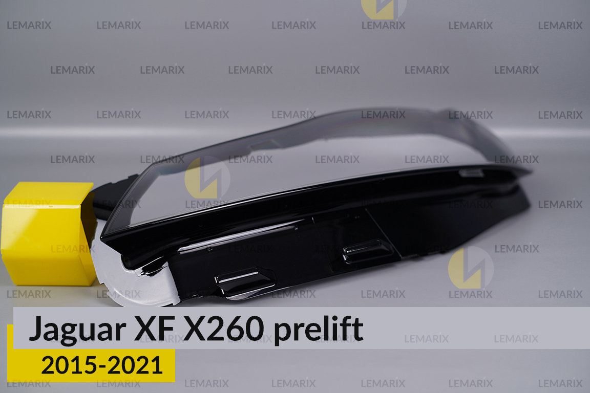 Скло фари Jaguar XF X260 (2015-2021) дорест ліве