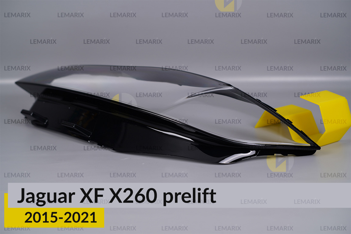 Скло фари Jaguar XF X260 (2015-2021) дорест ліве