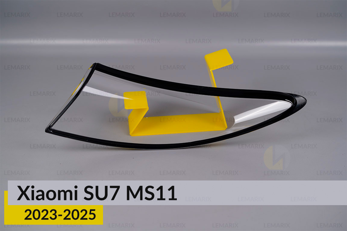 Скло заднього ліхтаря зовнішнє в крилі Xiaomi SU7 MS11 (2023-2026) ліве