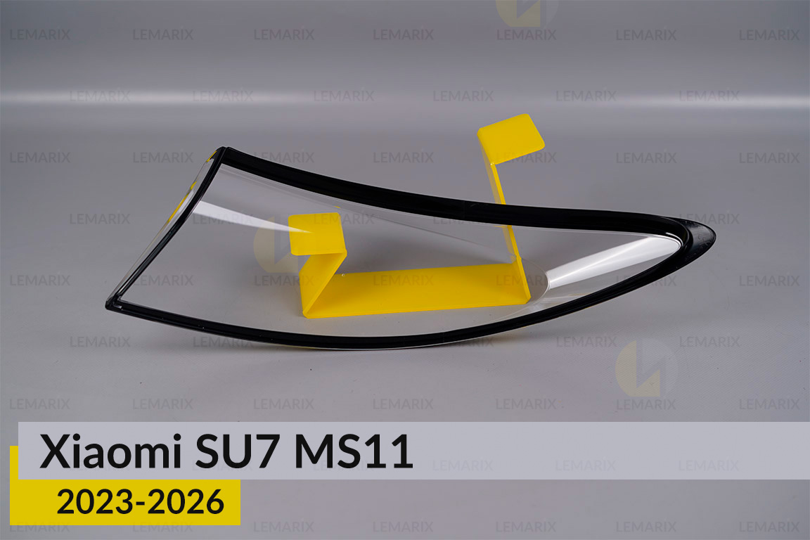 Скло заднього ліхтаря зовнішнє в крилі Xiaomi SU7 MS11 (2023-2026) ліве