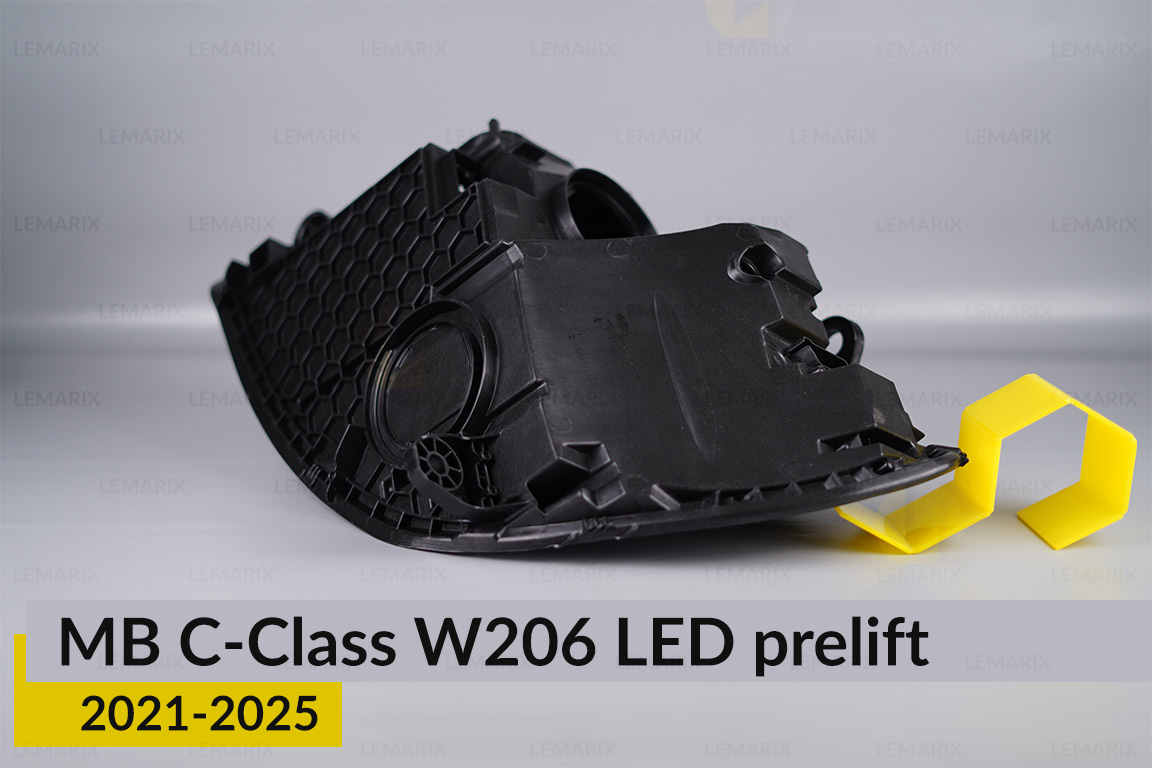 Корпус фари Mercedes-Benz C-Class W206 LED (2021-2026) дорест правий