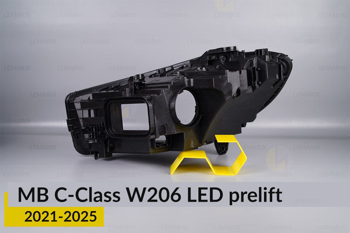 Корпус фари Mercedes-Benz C-Class W206 LED (2021-2026) дорест правий