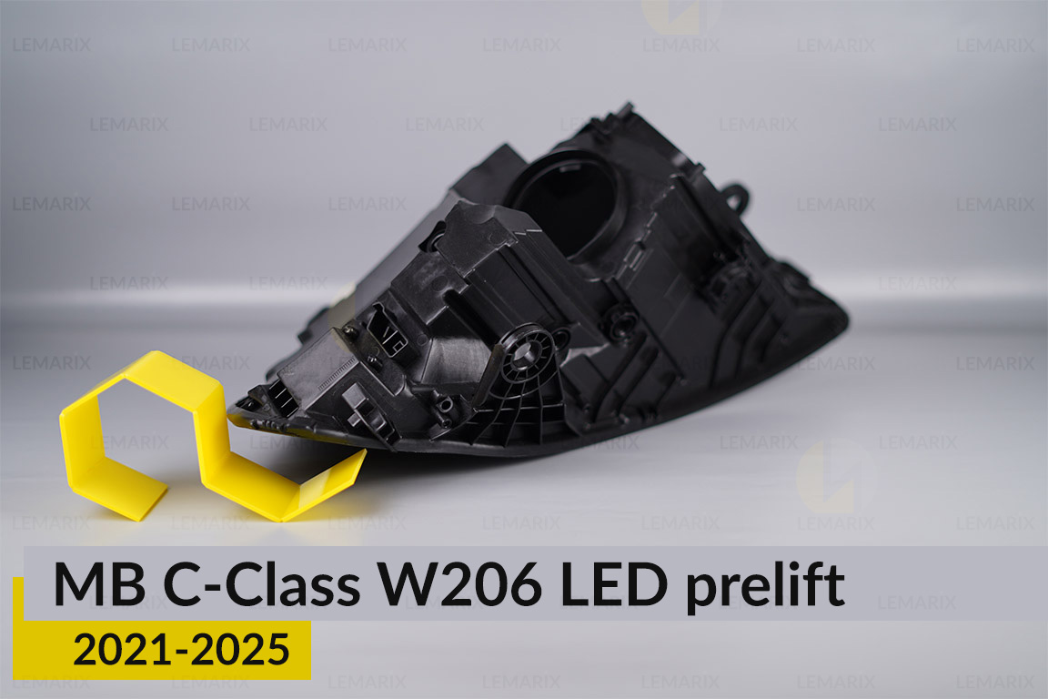Корпус фари Mercedes-Benz C-Class W206 LED (2021-2026) дорест правий