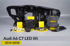 Сервісний комплект корпуса фар Audi A6 C7 LED (2014-2018) рест правий