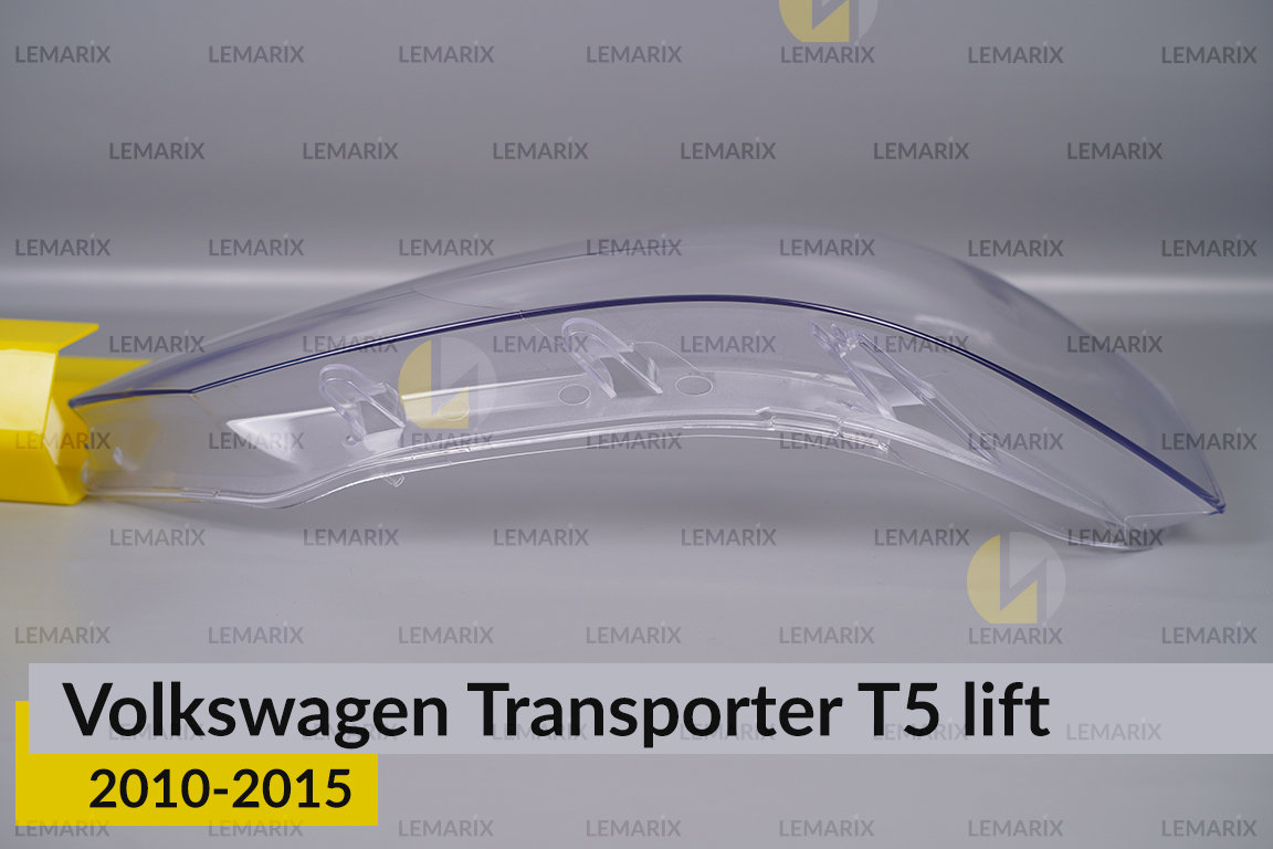 Скло фари VW Volkswagen Transporter T5 (2010-2015) рест ліве