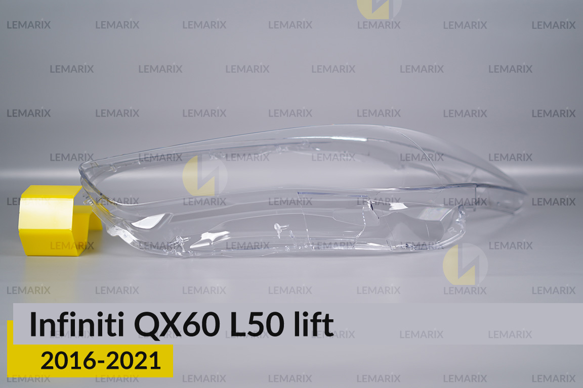 Скло фари Infiniti QX60 L50 (2016-2021) рест ліве