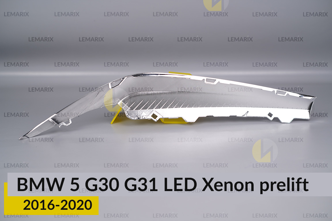 Хромована декоративна маска верхня BMW 5 G30 G31 LED Xenon (2016-2020) дорест права