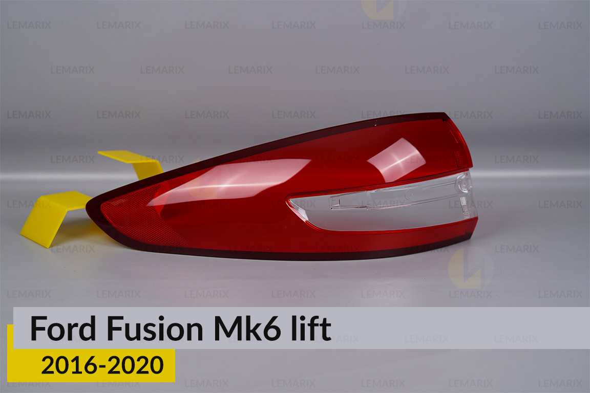 Скло заднього ліхтаря зовнішнє в крилі Ford Fusion Mk6 (2016-2020) рест ліве