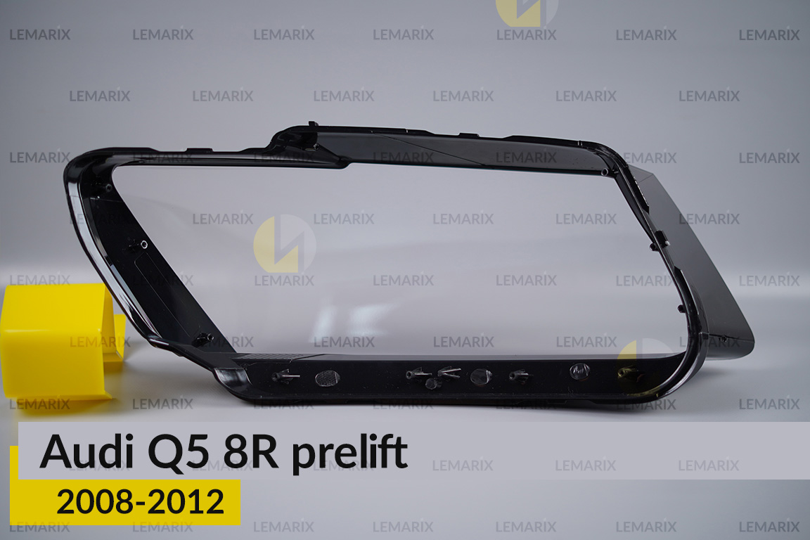 Скло фари Audi Q5 8R (2008-2012) дорест ліве