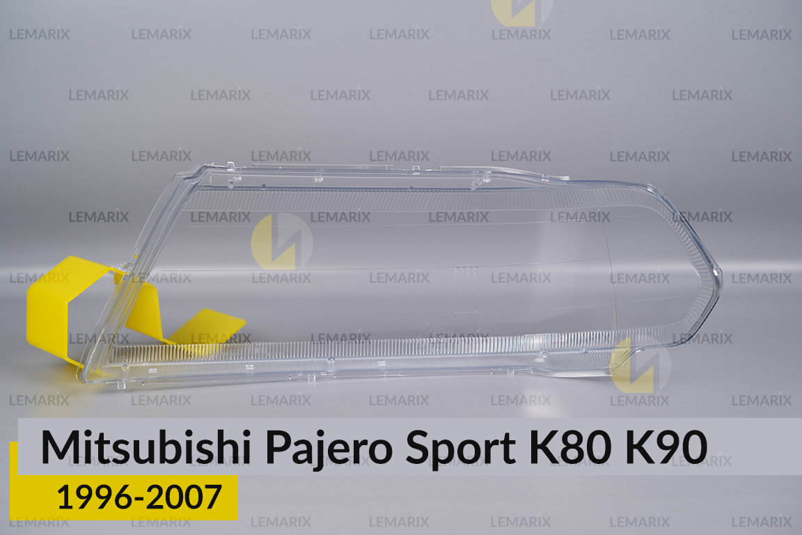 Скло фари Mitsubishi Pajero Sport K80 K90 (1996-2007) праве