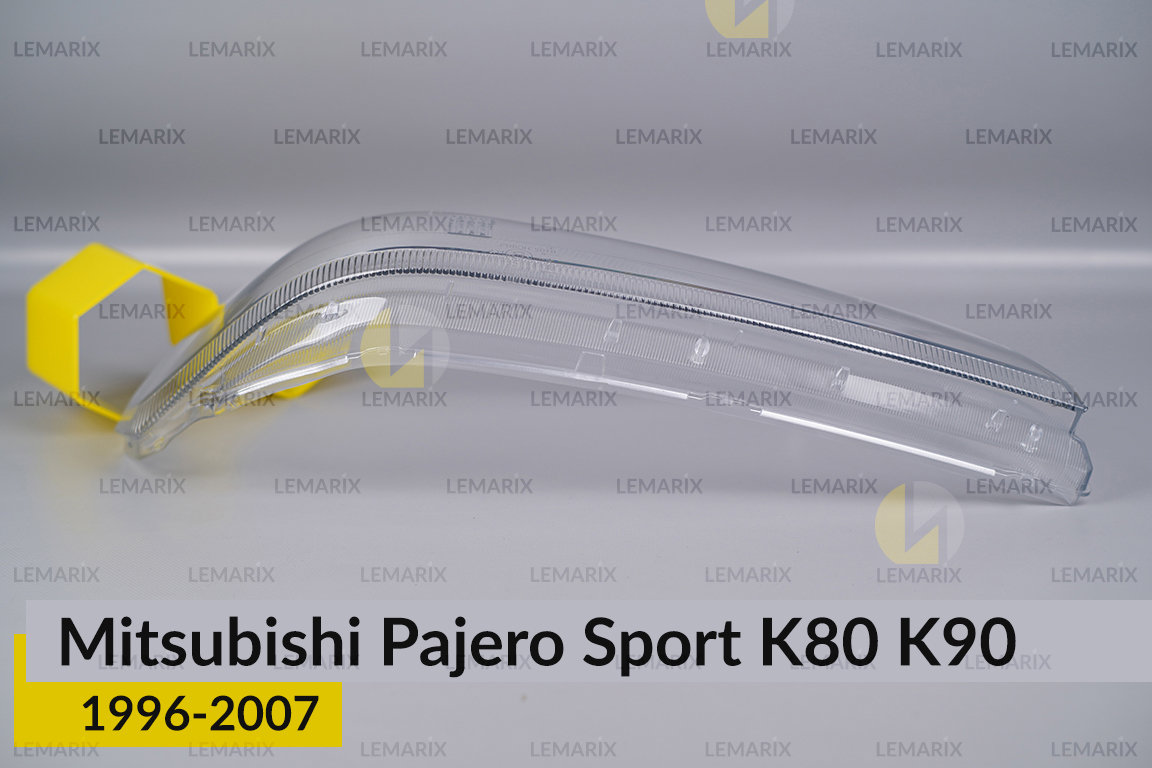 Скло фари Mitsubishi Pajero Sport K80 K90 (1996-2007) праве