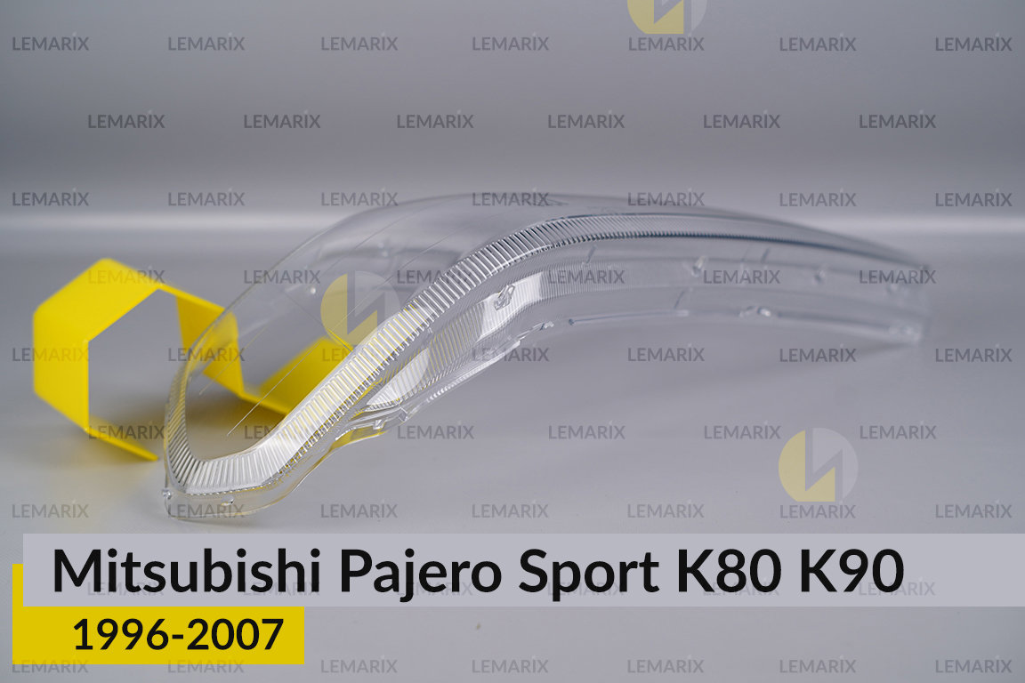 Скло фари Mitsubishi Pajero Sport K80 K90 (1996-2007) праве