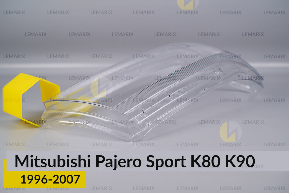 Скло фари Mitsubishi Pajero Sport K80 K90 (1996-2007) праве