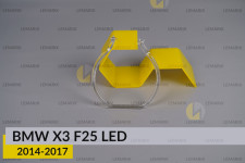 Кільце світловод фари BMW X3 F25 LED (2014-2017) мале внутрішнє праве