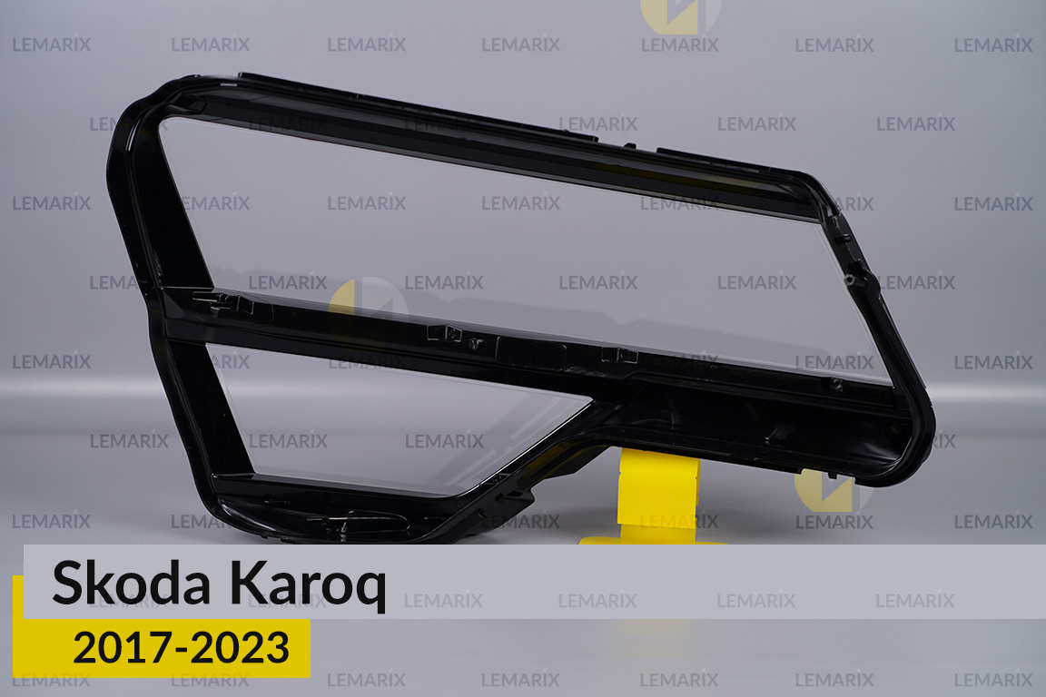 Скло фари Skoda Karoq (2017-2021) дорест ліве