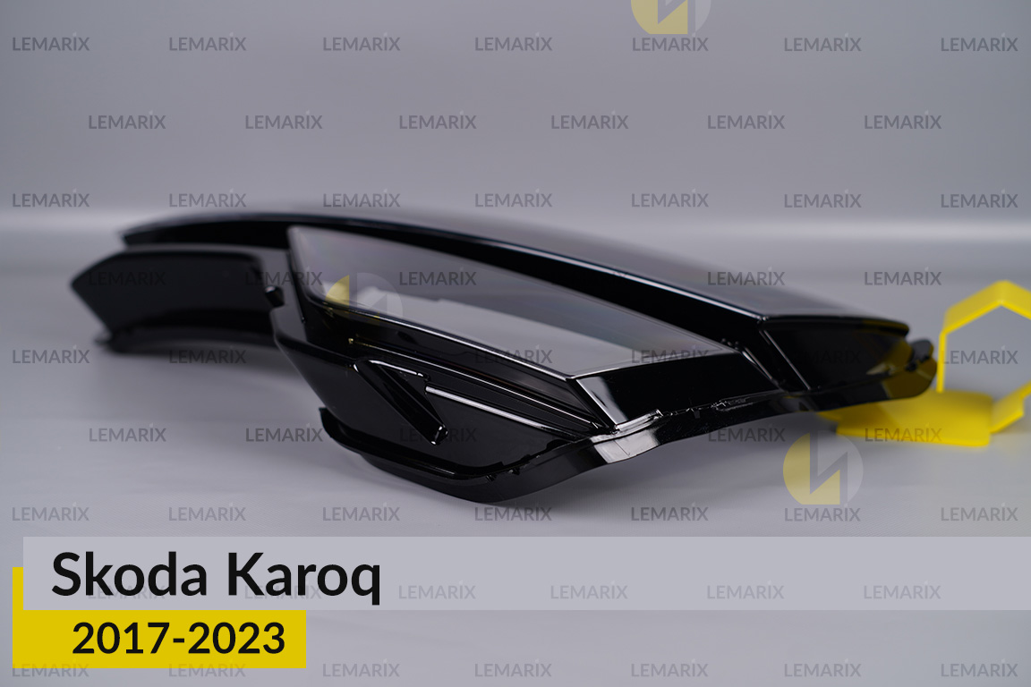 Скло фари Skoda Karoq (2017-2021) дорест ліве