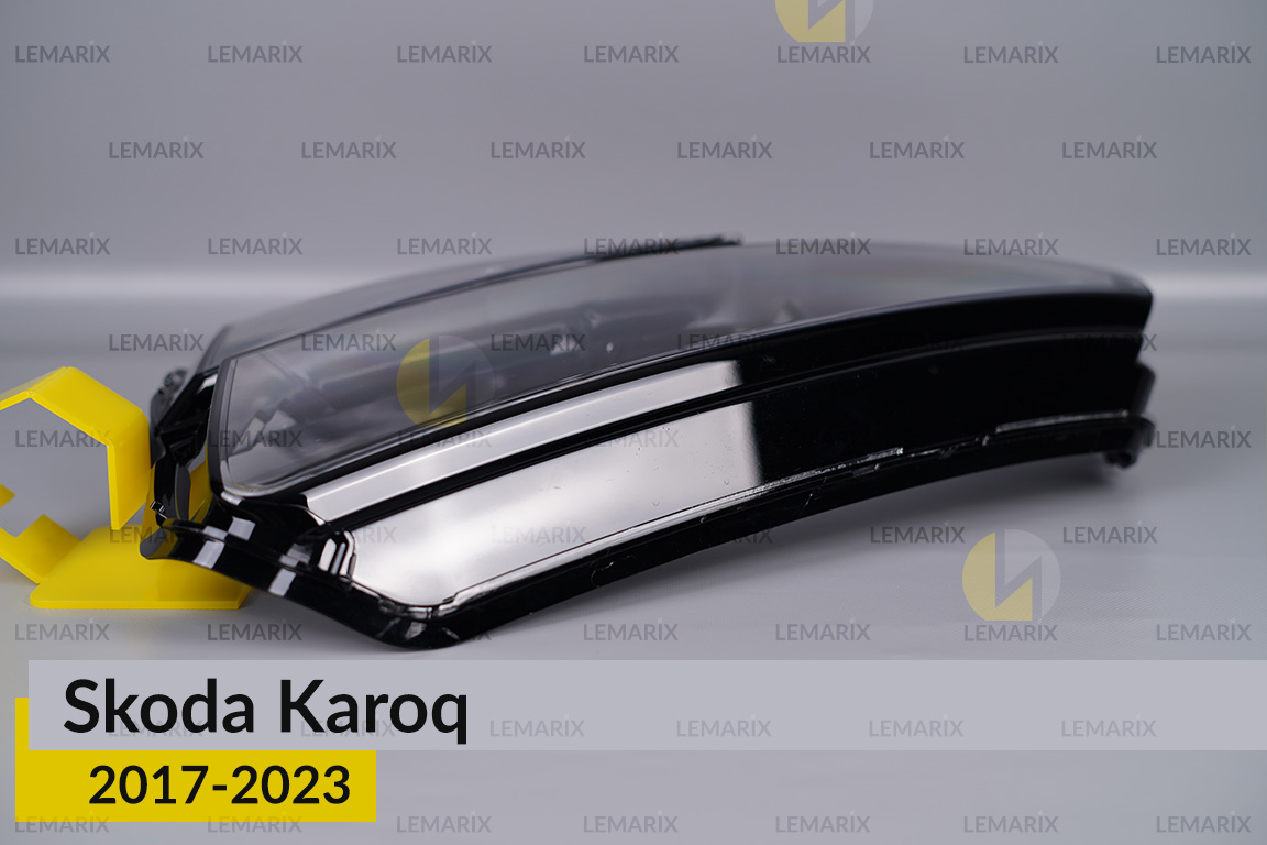 Скло фари Skoda Karoq (2017-2021) дорест ліве