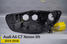 Корпус фари Audi A6 C7 Xenon (2014-2018) рест лівий
