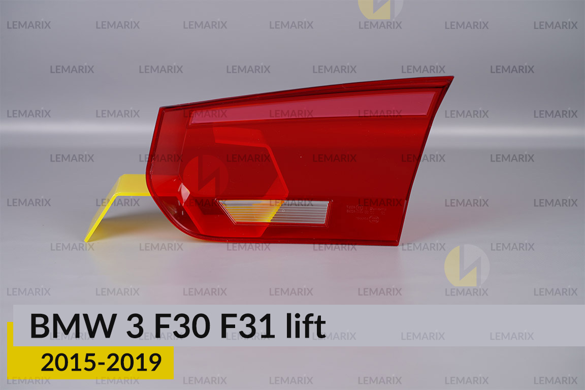 Скло заднього ліхтаря внутрішнє в кришці багажника BMW 3 F30 F31 (2015-2019) рест ліве