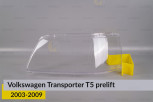Скло фари VW Volkswagen Transporter T5 (2003-2009) дорест ліве