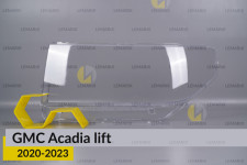 Скло фари GMC Acadia (2020-2023) рест ліве