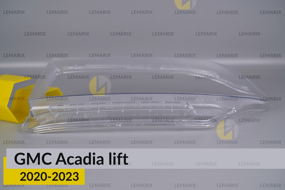 Скло фари GMC Acadia (2020-2023) рест ліве