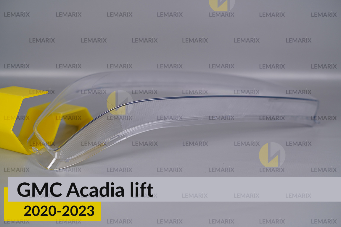 Скло фари GMC Acadia (2020-2023) рест ліве