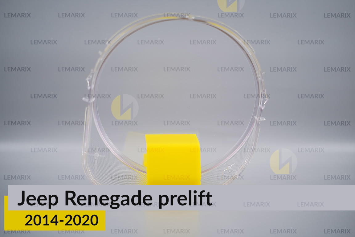Скло фари Jeep Renegade (2014-2020) дорест ліве