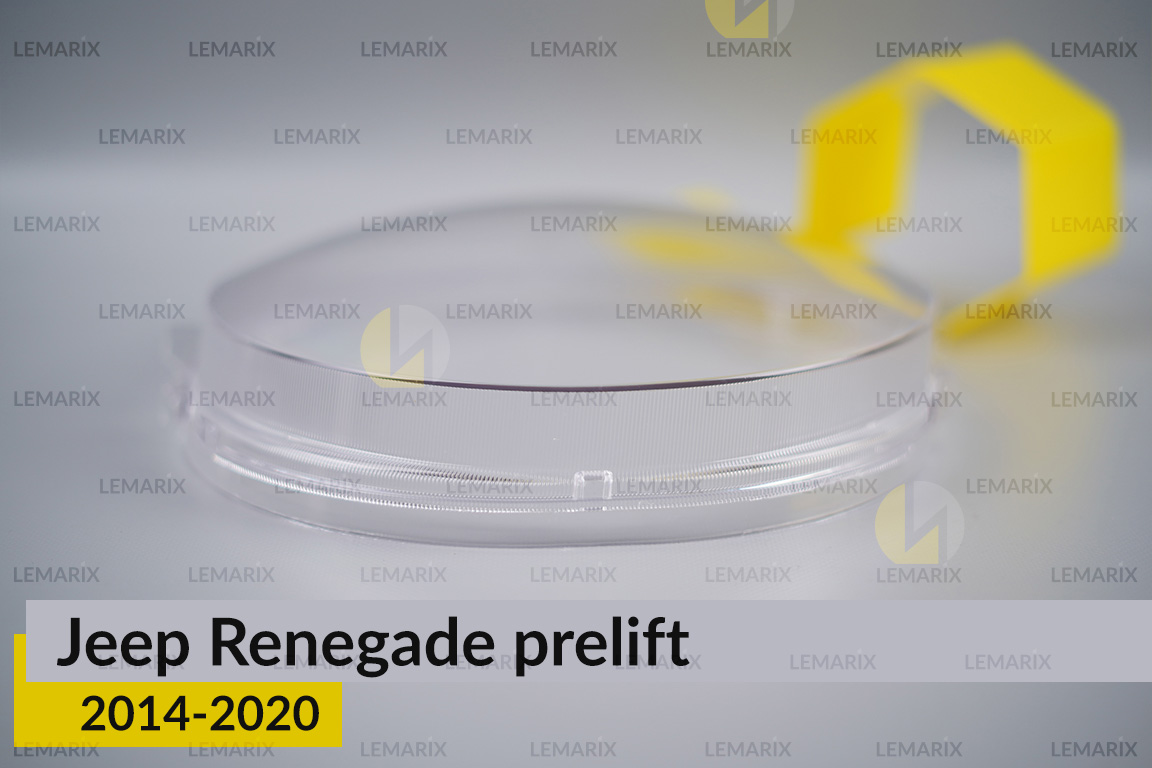 Скло фари Jeep Renegade (2014-2020) дорест ліве