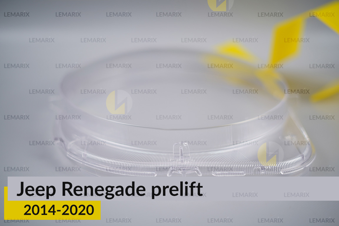 Скло фари Jeep Renegade (2014-2020) дорест ліве