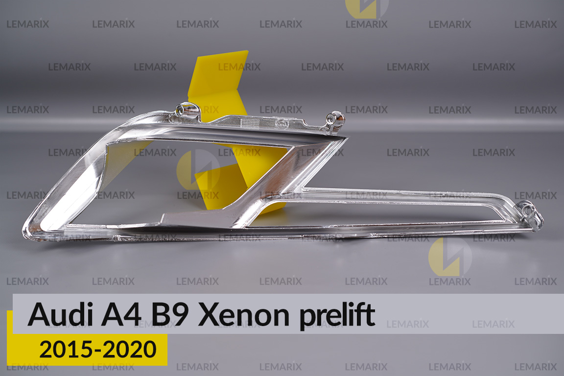 Хромована декоративна маска Audi A4 B9 Xenon (2015-2020) дорест права