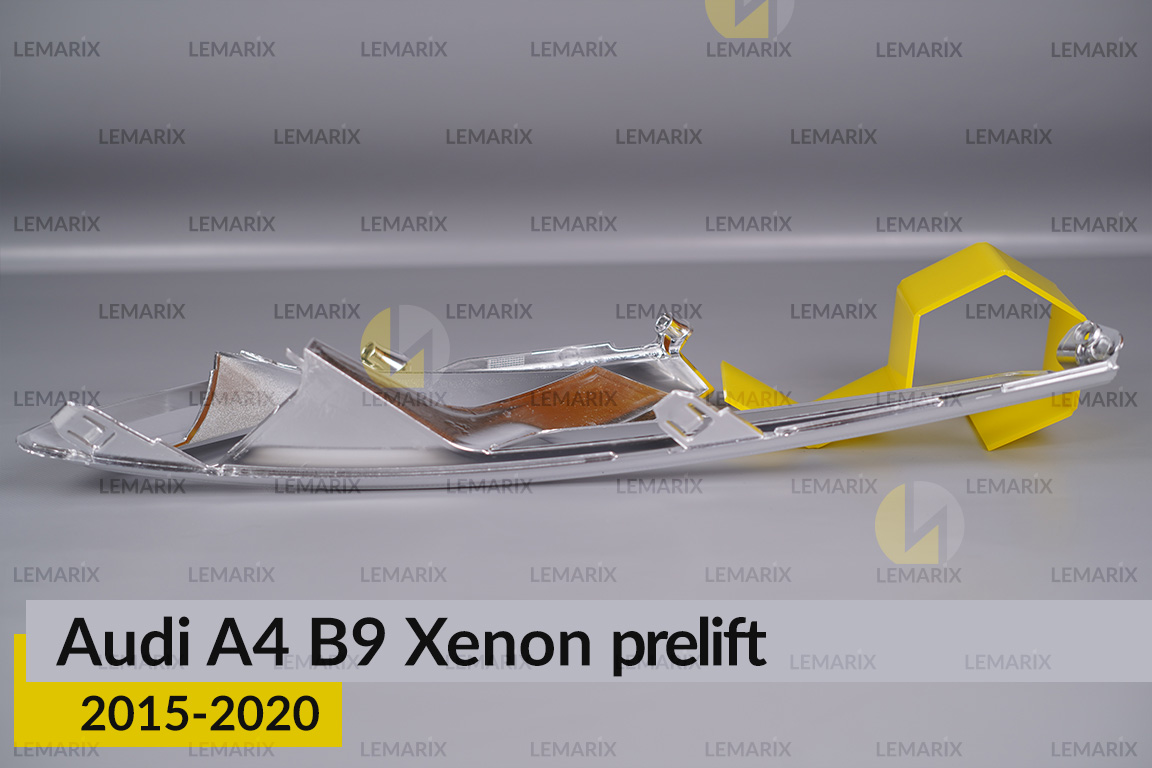 Хромована декоративна маска Audi A4 B9 Xenon (2015-2020) дорест права