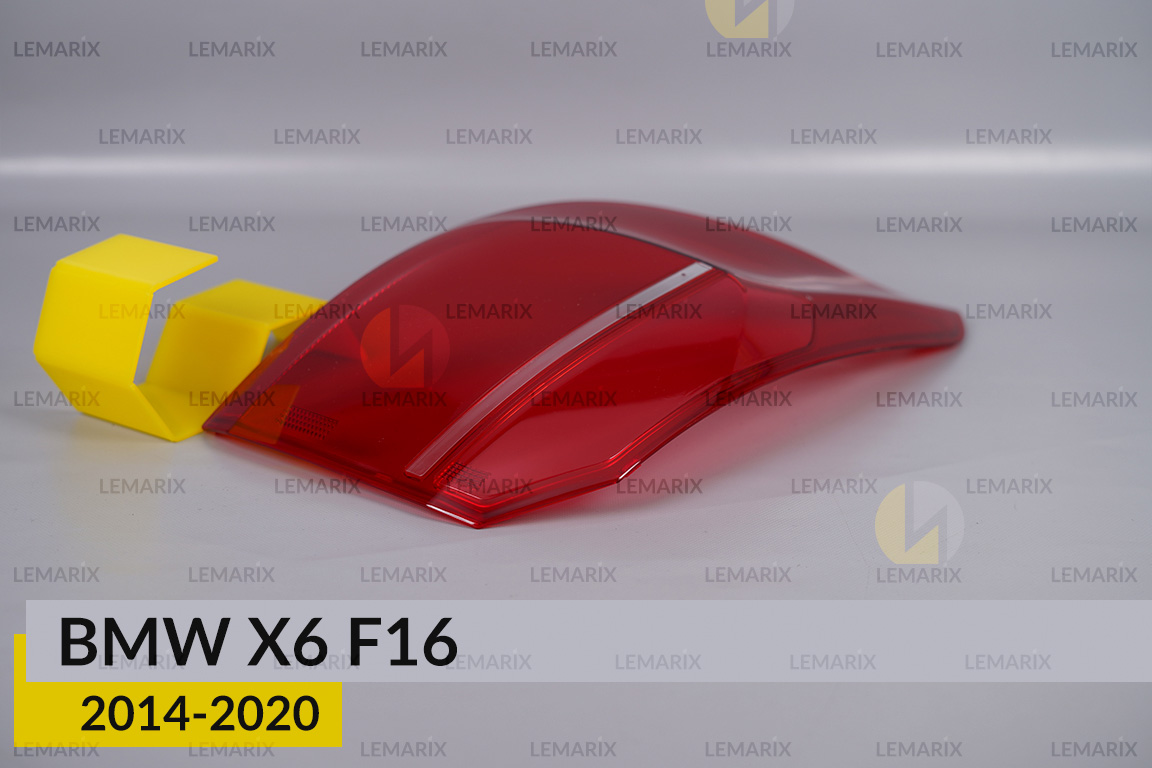 Скло заднього ліхтаря зовнішнє в крилі BMW X6 F16 (2014-2020) ліве