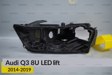 Корпус фари Audi Q3 8U LED (2014-2019) рест лівий