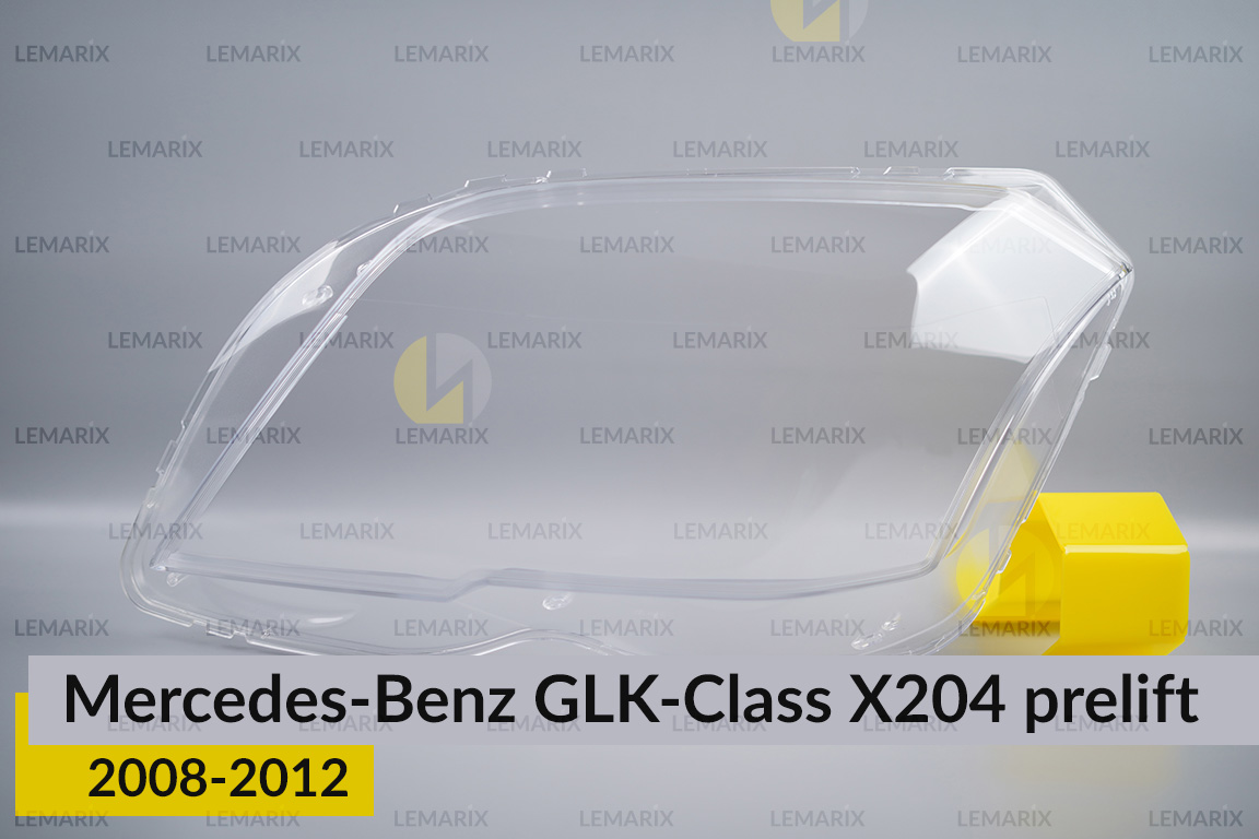 Скло фари Mercedes-Benz GLK-Class X204 (2008-2012) дорест ліве