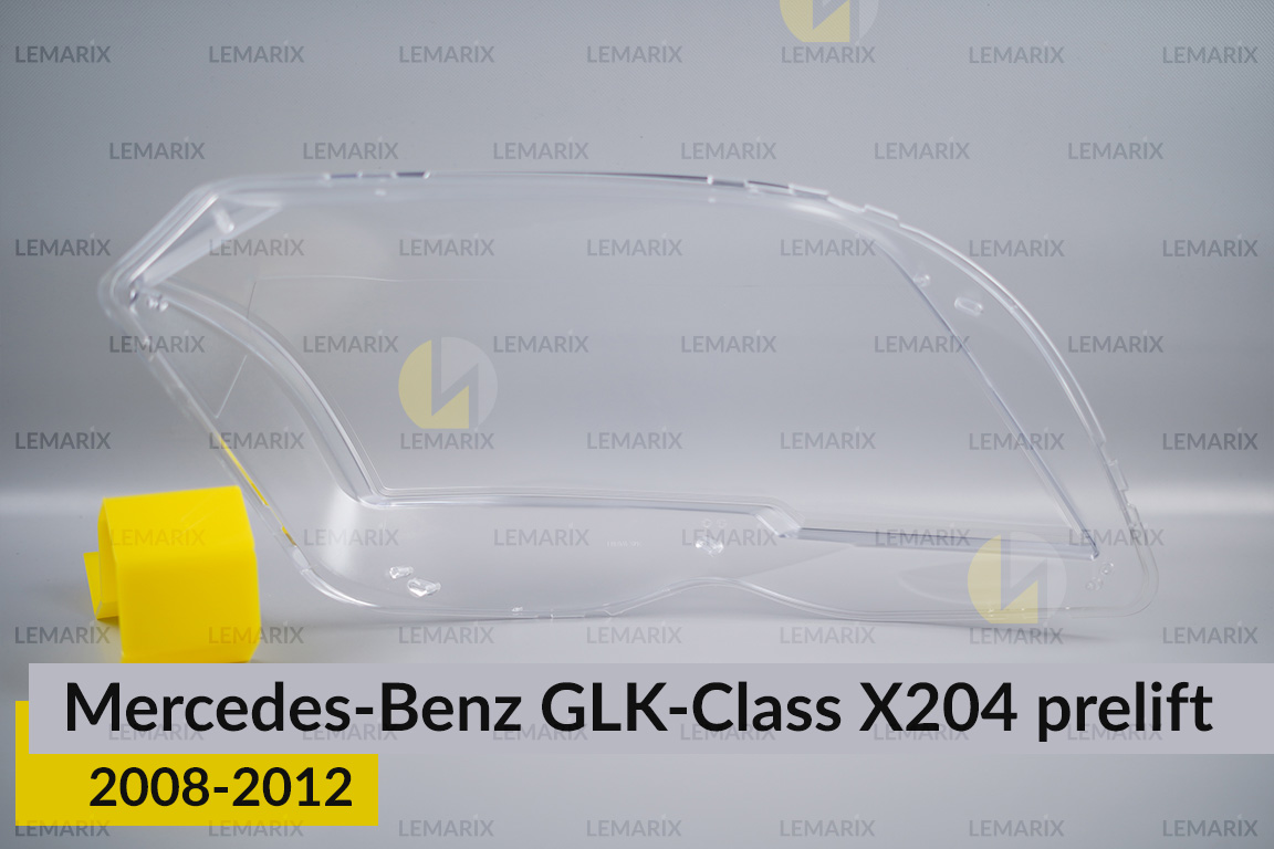 Скло фари Mercedes-Benz GLK-Class X204 (2008-2012) дорест ліве