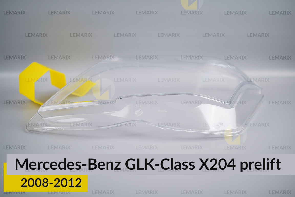 Скло фари Mercedes-Benz GLK-Class X204 (2008-2012) дорест ліве