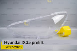 Скло фари Hyundai IX35 (2017-2020) дорест ліве