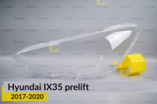 Скло фари Hyundai IX35 (2017-2020) дорест ліве